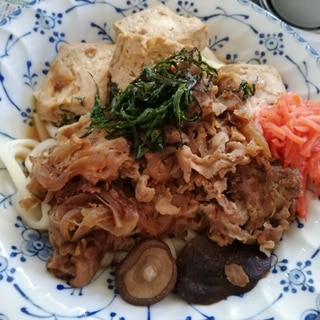 肉豆腐 乗っけうどん